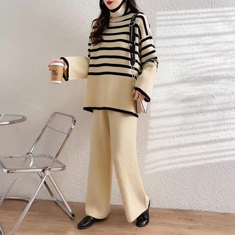 Willa Casual Knit Set in Cream