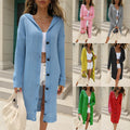 Willa Elegant Knit Cardigan with Hood