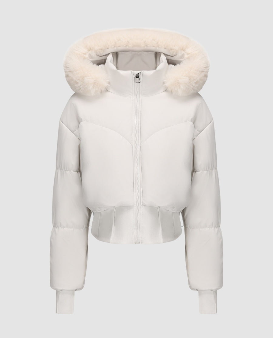 Willa Warm Jacket in White