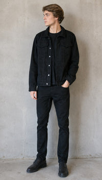 Willem Denim Jacket in Black