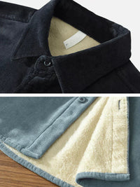 Willem Elegant Velvet Shirt in Light Blue