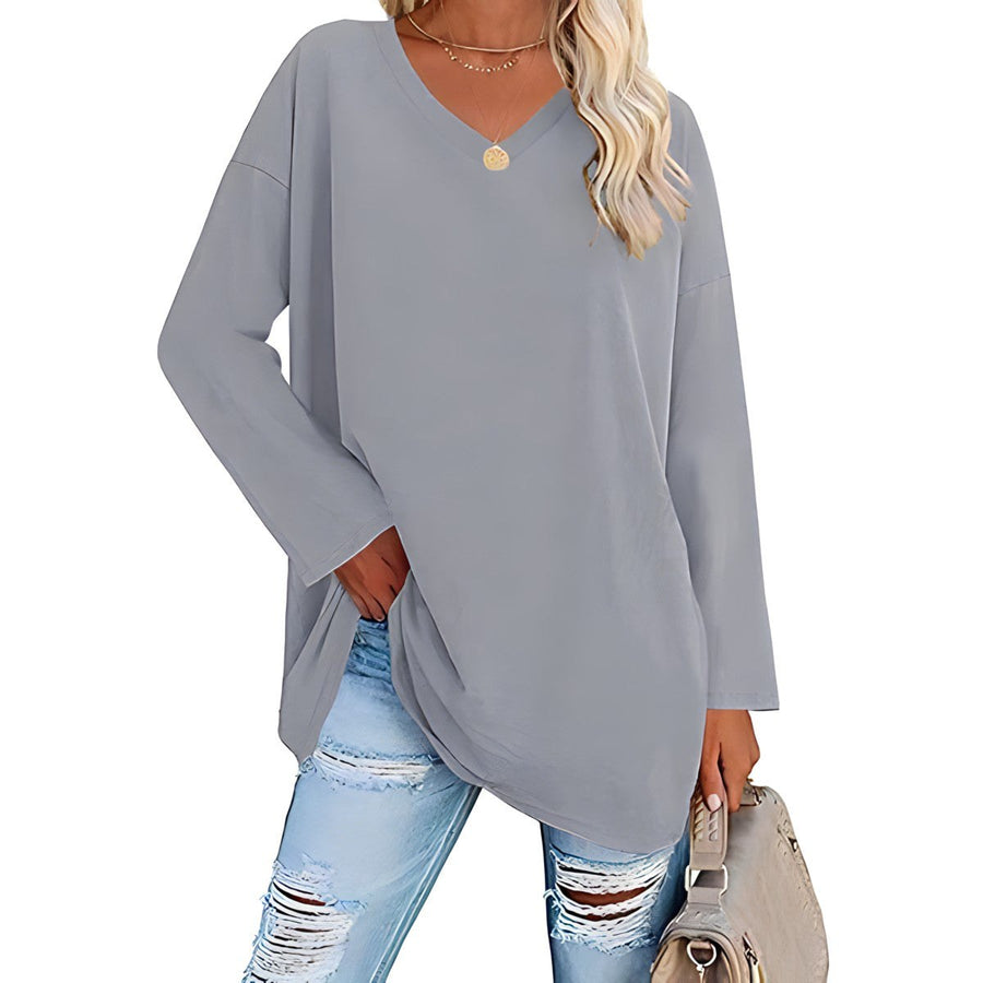 Winifred Women's V-Neck Long Sleeve Tunic