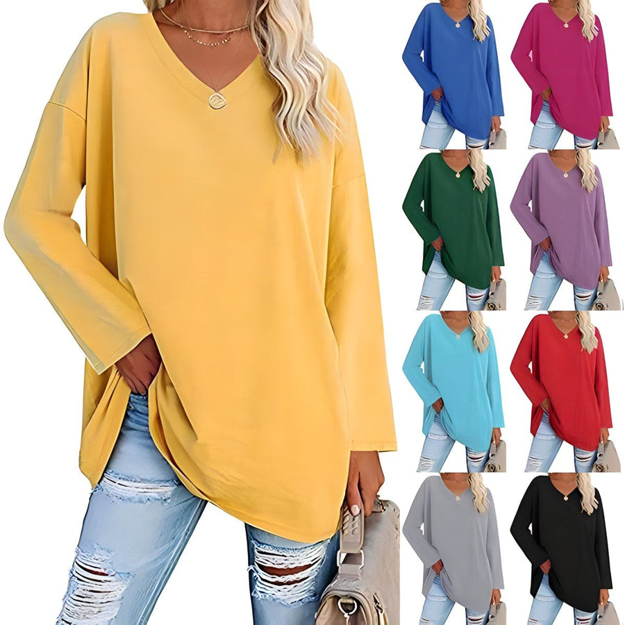 Winifred Women's V-Neck Long Sleeve Tunic