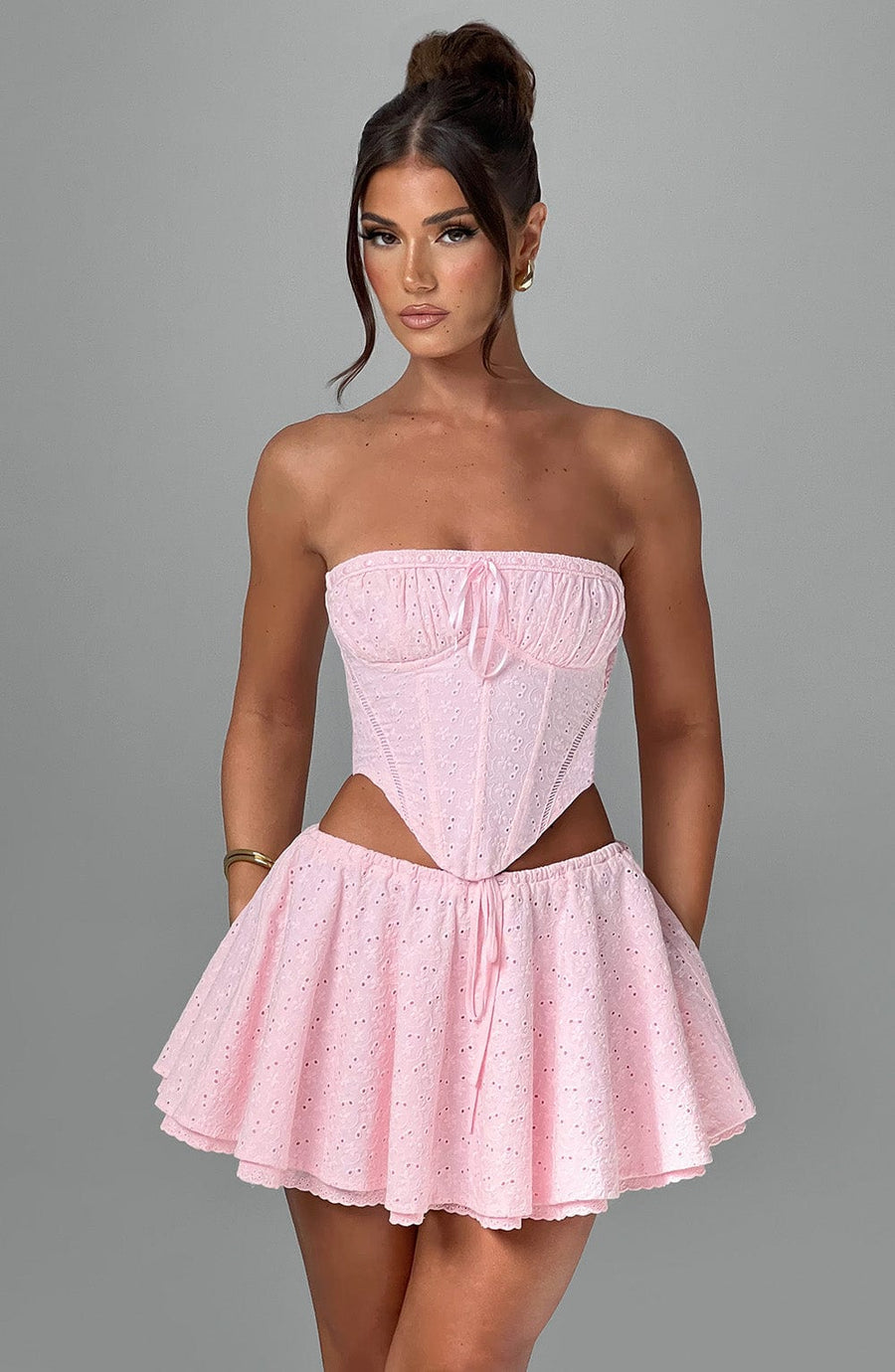 Vicky Mini Skirt - Blush