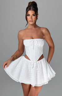 Vicky Mini Skirt - Ivory