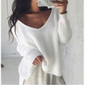 Winona Casual Sweater with Crew Neck and Oversized