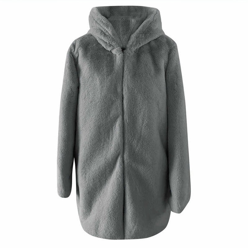 Winona Jacket with Hood in Grey