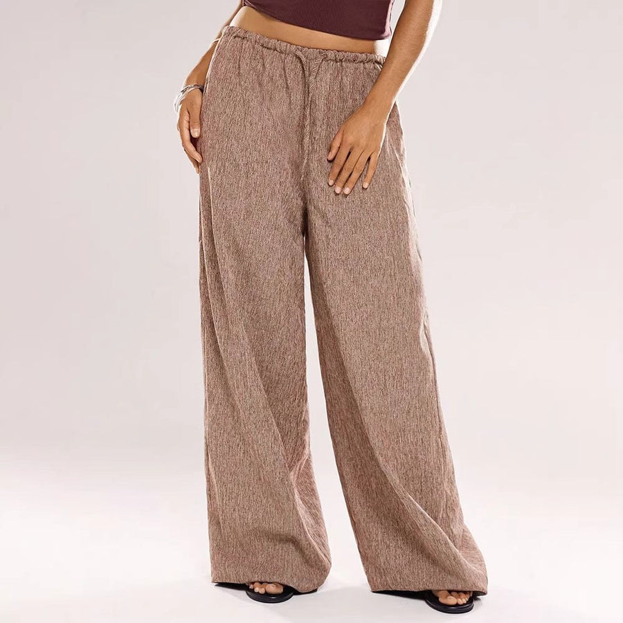 Winona Linen Trousers with Elastic Waist
