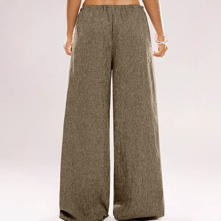 Winona Linen Trousers with Elastic Waist