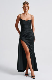 Macy Maxi Dress – Black