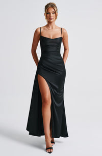 Macy Maxi Dress – Black