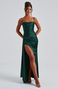 Macy Maxi Dress – Emerald