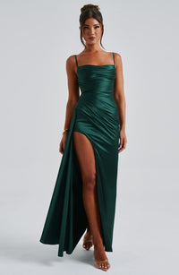 Macy Maxi Dress – Emerald