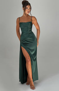 Macy Maxi Dress – Emerald