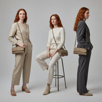 Winona Woven Crossbody Bag in Espresso Brown