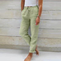 Wolf Casual Cotton Trousers in Green