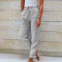 Wolf Casual Cotton Trousers in Grey