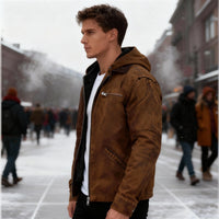 Wolf Parka in Brown