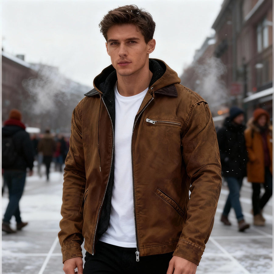 Wolf Parka in Brown