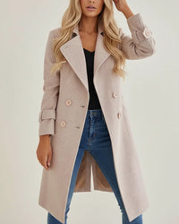 Natalie | Women's Long Double Breasted Winter Coat