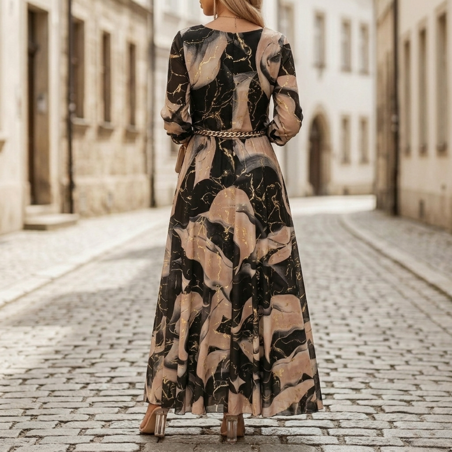 ISOLDE | V NECK MAXI DRESS