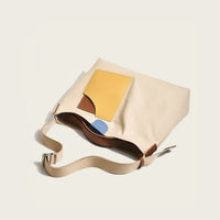 Madison | Women's Canvas Color-Block Shoulder Hobo Bag Adjustable Strap