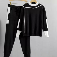 Phoebe | Women's Casual Knit Two-Piece Jogger Pants Set