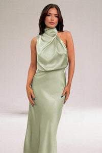 ARDEN | HALTER MIDI DRESS