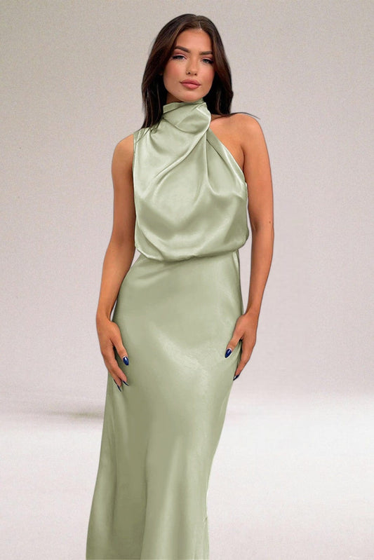 ARDEN | HALTER MIDI DRESS