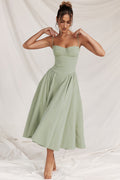 AVALON | CORSET MIDI DRESS