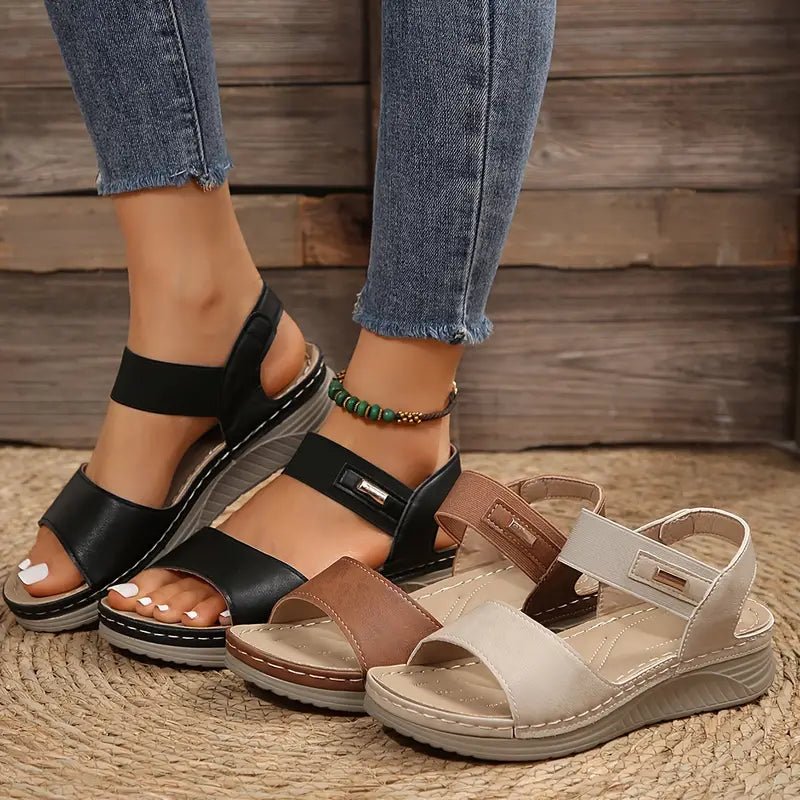 Olivia | Women's Comfort Sandals Adjustable Straps Cushioned Footbed