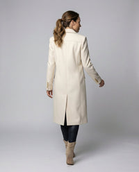 Sienna | Women's Double-Breasted Long-Line Polyester Coat