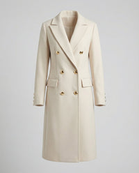 Sienna | Women's Double-Breasted Long-Line Polyester Coat