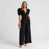 ZARA | WIDE LEG MIDI JUMPSUIT