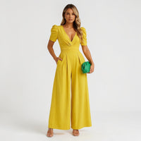 ZARA | WIDE LEG MIDI JUMPSUIT