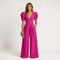ZARA | WIDE LEG MIDI JUMPSUIT