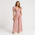 ZARA | WIDE LEG MIDI JUMPSUIT