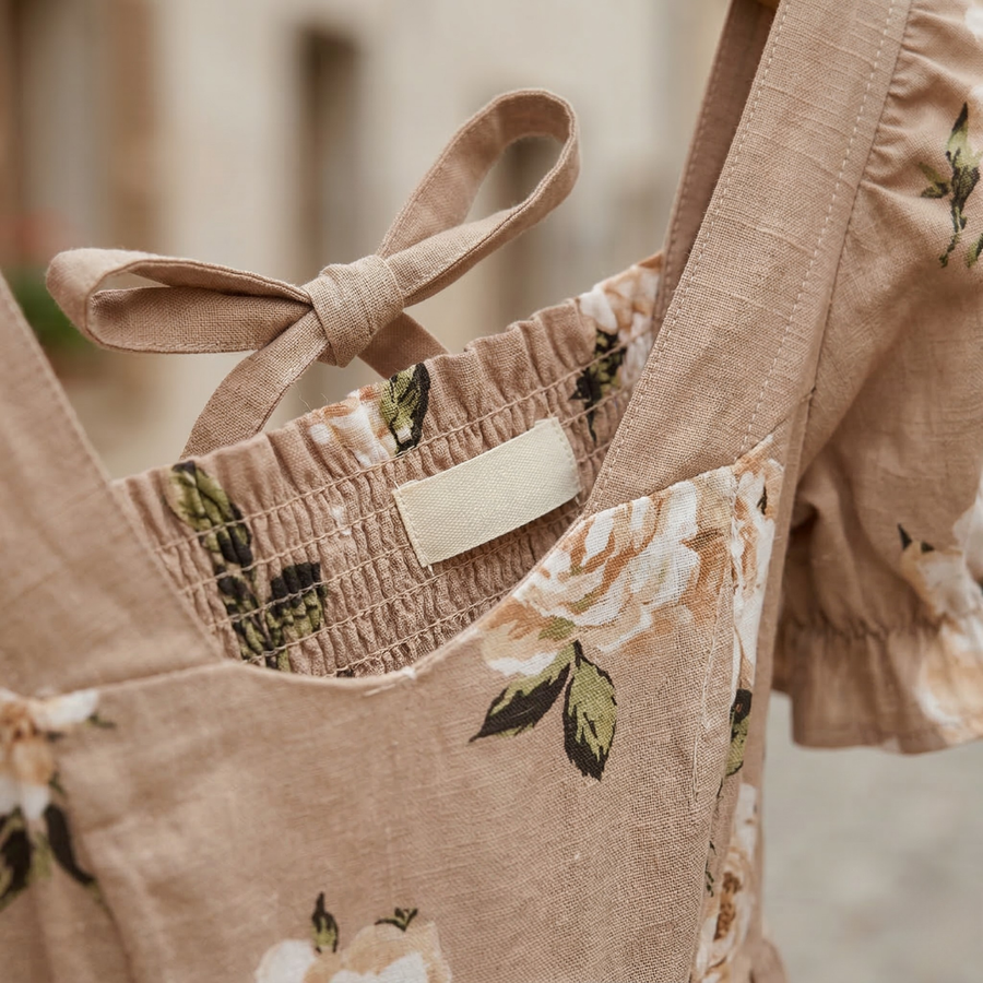 ALORA | SQUARE NECK MIDI DRESS