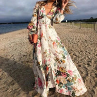 CAMILLA | V NECK MAXI DRESS