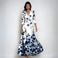 CELESTINE | V NECK MAXI DRESS