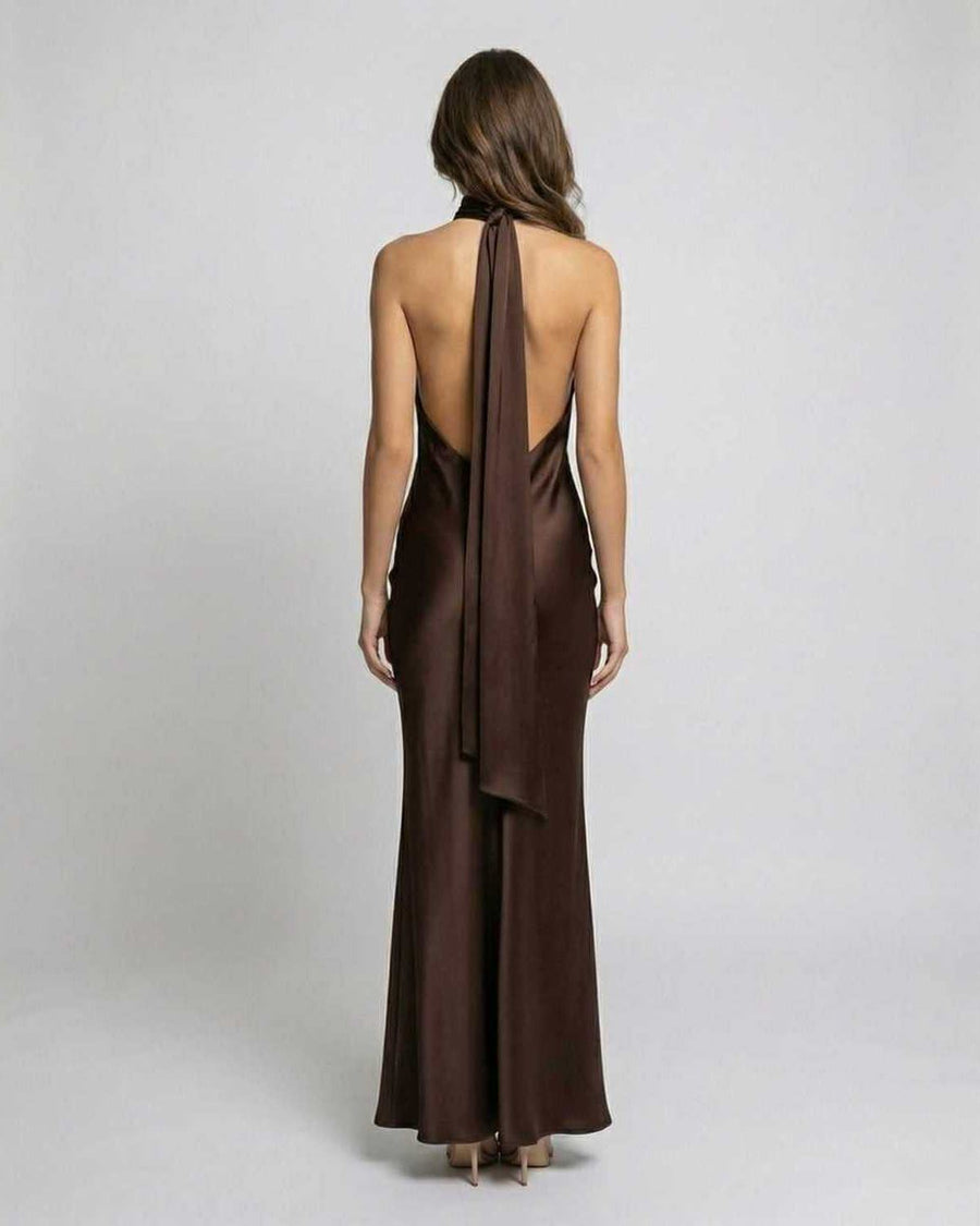 BRIAR | HALTER MAXI DRESS
