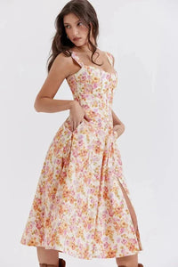 Coralie | Off Shoulder Midi Dress