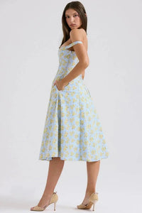 Coralie | Off Shoulder Midi Dress