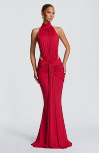 Dove | Halter Maxi Dress