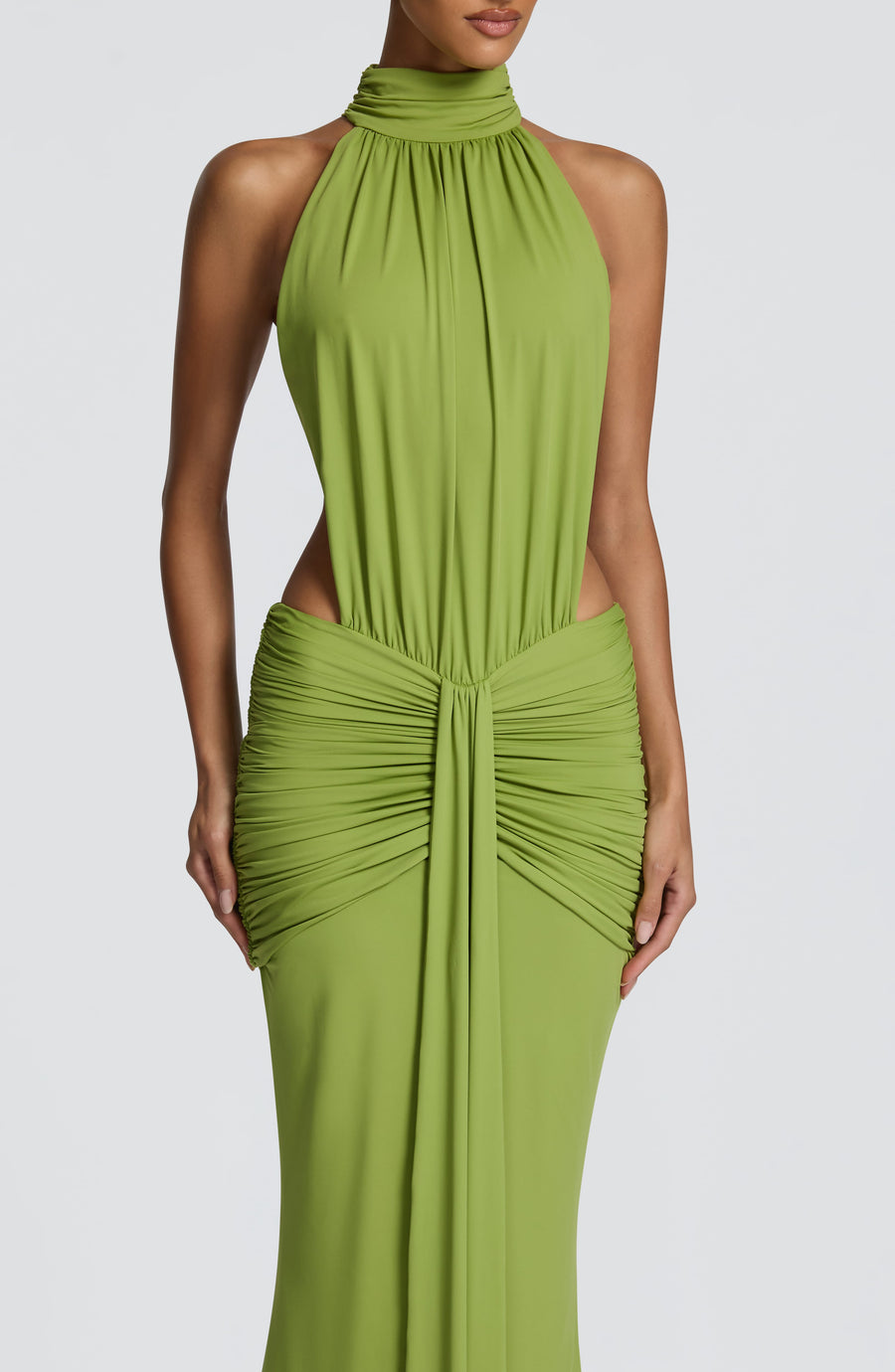 DOVE | HALTER MAXI DRESS