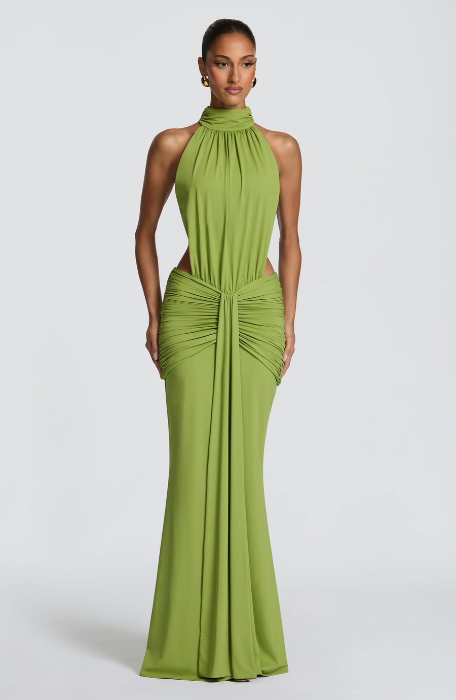 DOVE | HALTER MAXI DRESS