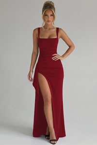 Elodie | Square Neck Maxi Dress