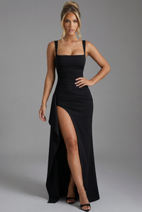 Elodie | Square Neck Maxi Dress