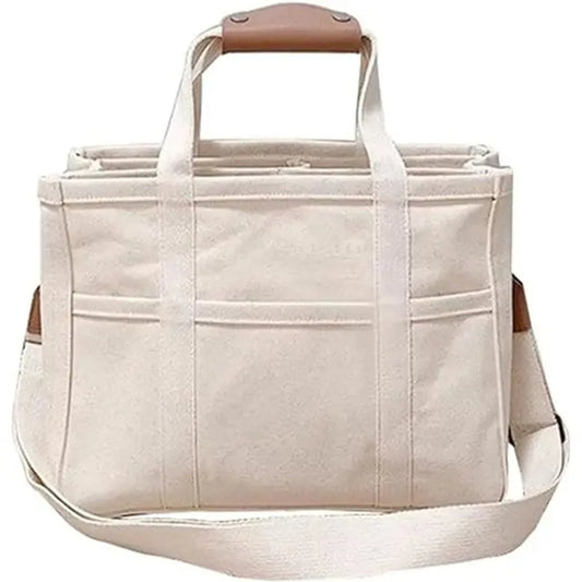Harper | Women's Large-Capacity Multi-Pocket Canvas Crossbody Tote Bag