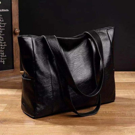 Camila | Women's Large-Capacity Vintage Soft Leather Shoulder Tote Bag